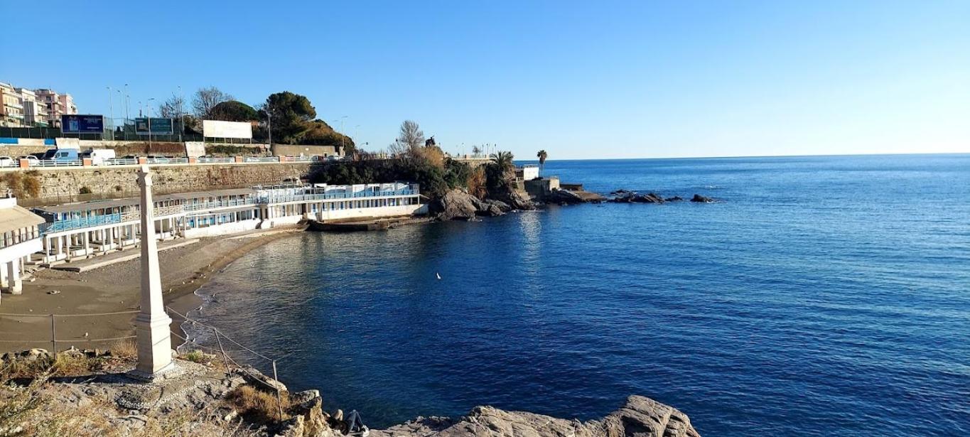 Ferienwohnung Gaslini Sea House Genua Exterior foto